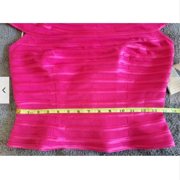 NWT JS Signature Fitted Off the Shoulder Pink Bodice Top 6 - Picture 14 of 14